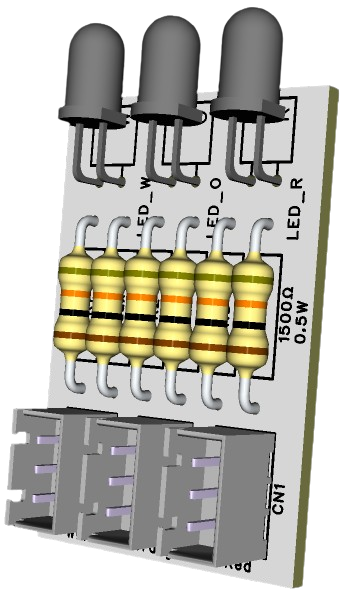 Segnalazione a 3 LED